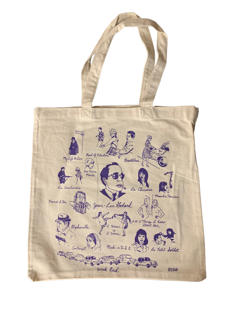 Jean-Luc Godard Tote Bag
